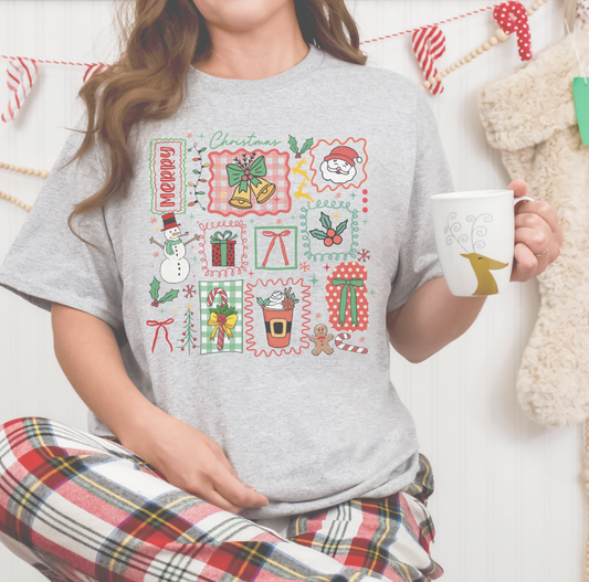 CHRISTMAS COLLAGE TSHIRT