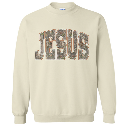 CAMO JESUS SWEATSHIRT