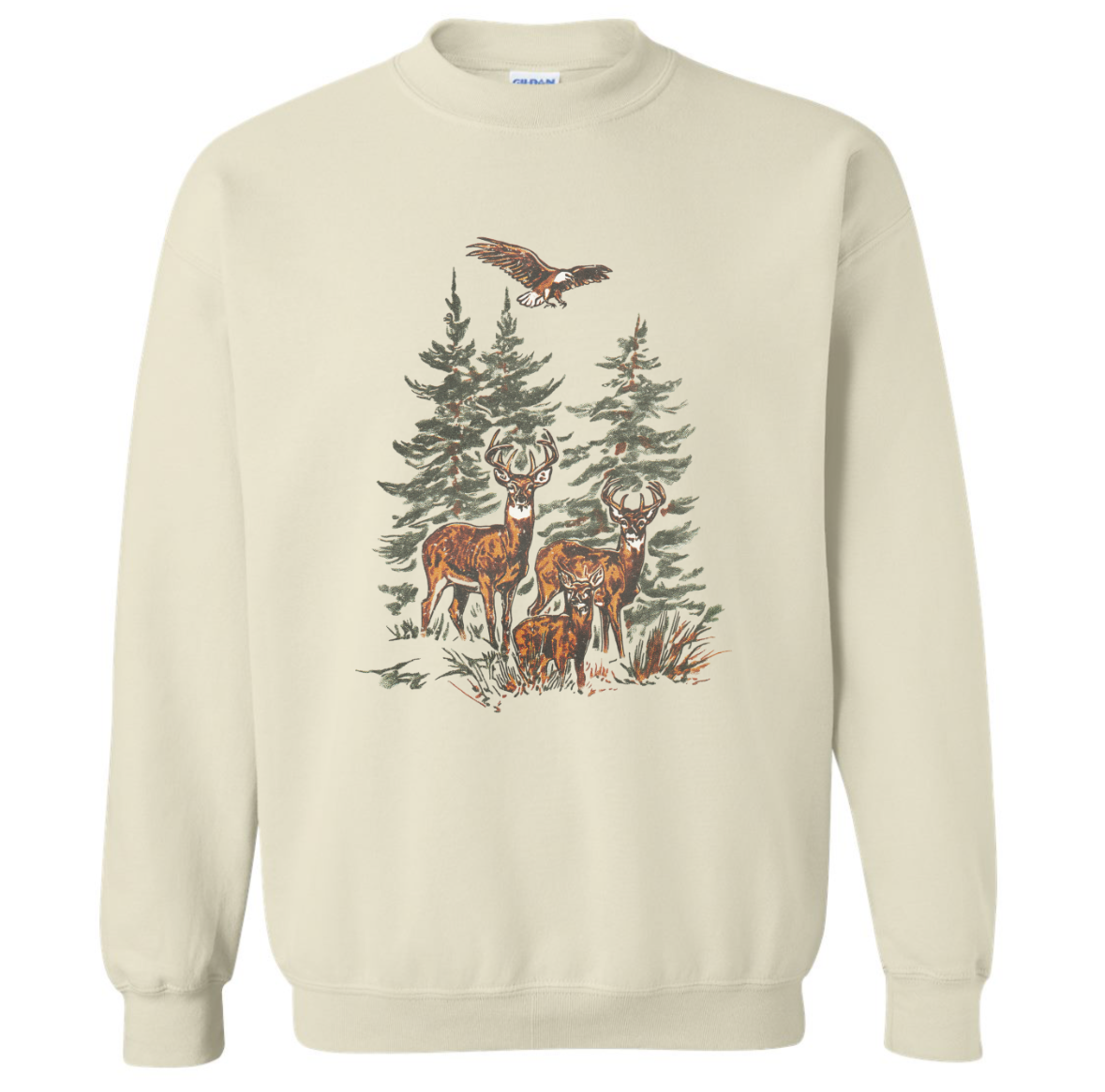 DEER & EAGLE SWEATSHIRT