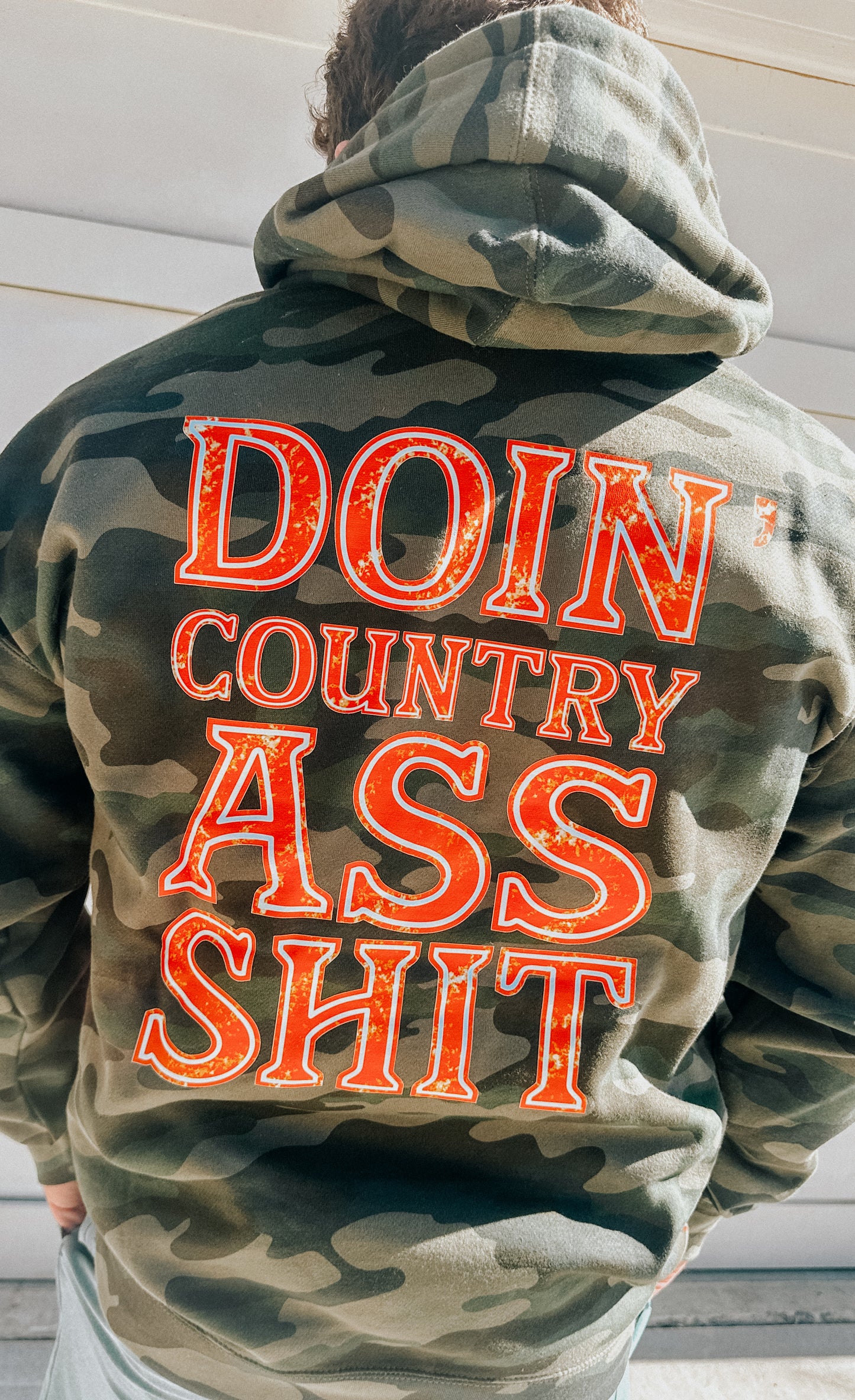 COUNTRY ASS SHIT HOODIE