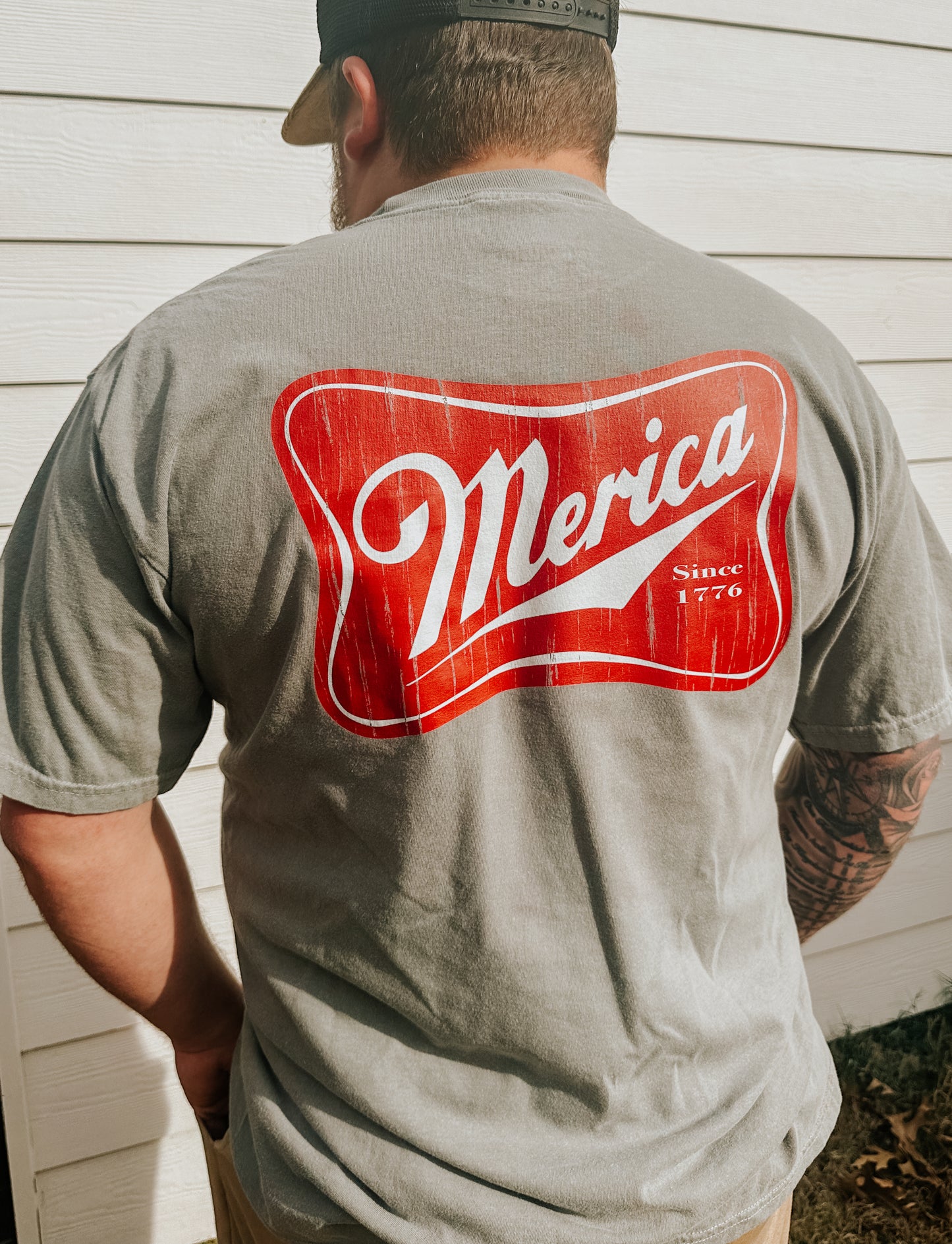 MERICA POCKET TEE