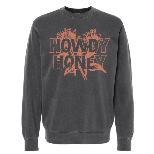 FLORAL HOWDY HONEY SWEATSHIRT