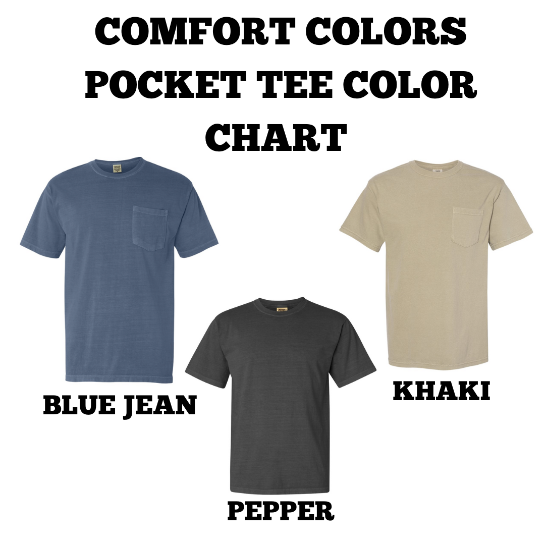 RIDE A BLUE COLLAR MAN POCKET TEE