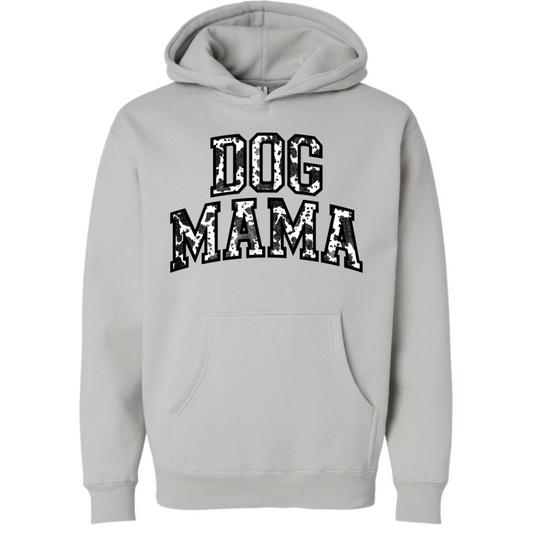 COW PRINT DOG MAMA HOODIE