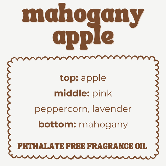 MAHOGANY APPLE JUMBO WAX MELT