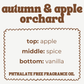 AUTUMN & APPLE ORCHARD JUMBO WAX MELT