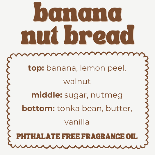BANANA NUT BREAD JUMBO WAX MELT