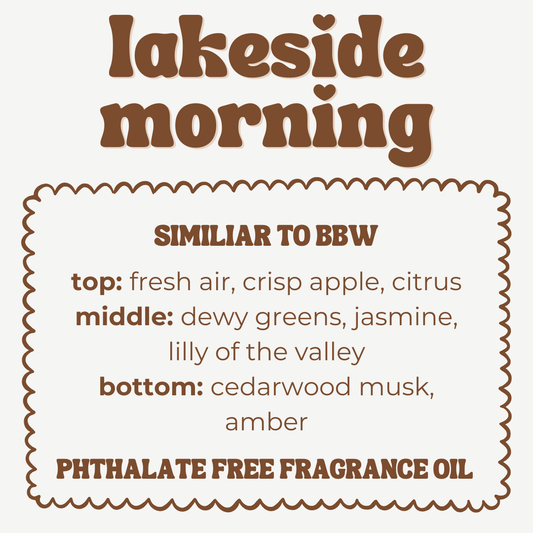 LAKESIDE MORNING JUMBO WAX MELT