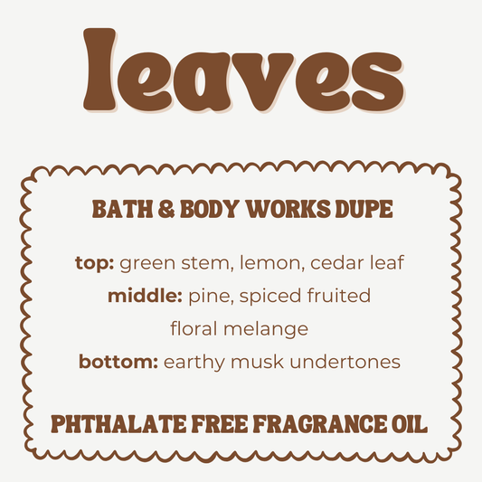 LEAVES JUMBO WAX MELT