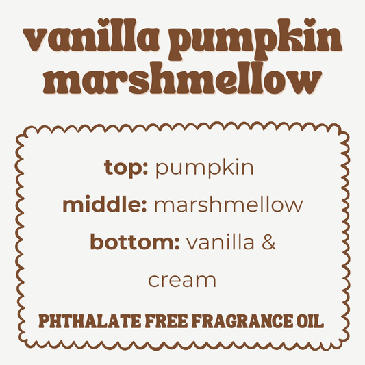VANILLA PUMPKIN MARSHMELLOW JUMBO WAX MELT