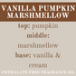 VANILLA PUMPKIN MARSHMELLOW JUMBO WAX MELT