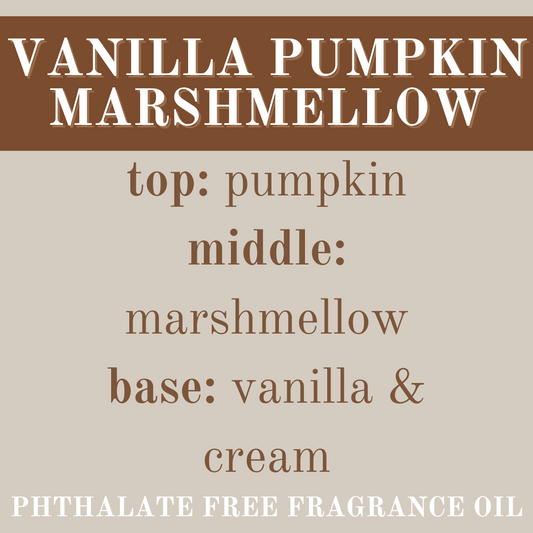 VANILLA PUMPKIN MARSHMELLOW JUMBO WAX MELT