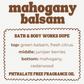 MAHOGANY BALSAM JUMBO WAX MELT