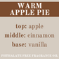 WARM APPLE PIE JUMBO WAX MELT