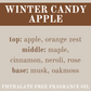 WINTER CANDY APPLE JUMBO WAX MELT