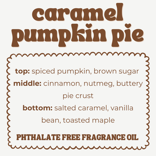 CARAMEL PUMPKIN PIE JUMBO WAX MELT