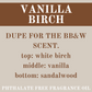 VANILLA BIRCH JUMBO WAX MELT