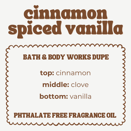 CINNAMON SPICED VANILLA JUMBO WAX MELT