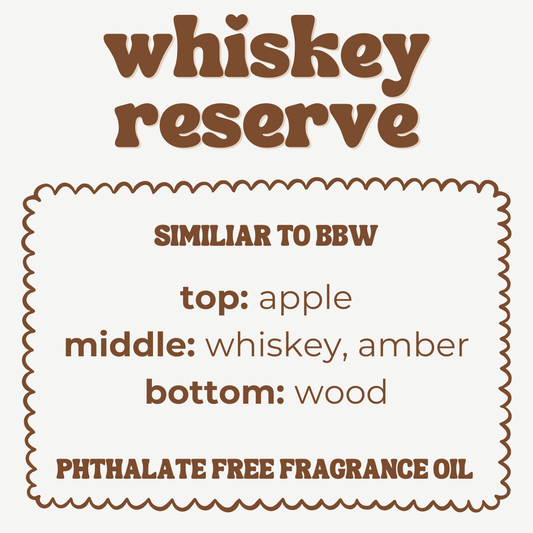 WHISKEY RESERVE JUMBO WAX MELT