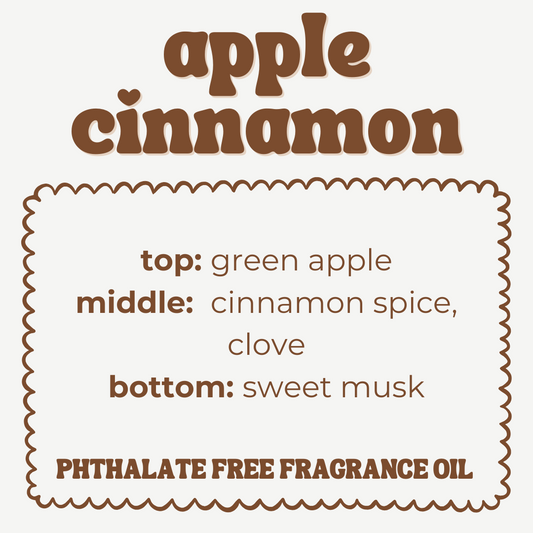 APPLE CINNAMON JUMBO WAX MELT