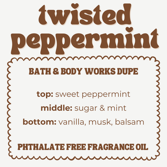 TWISTED PEPPERMINT JUMBO WAX MELT