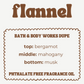 FLANNEL JUMBO WAX MELT
