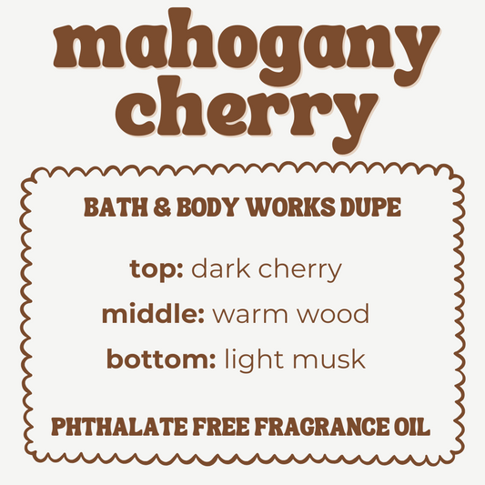 MAHOGANY CHERRY JUMBO WAX MELT