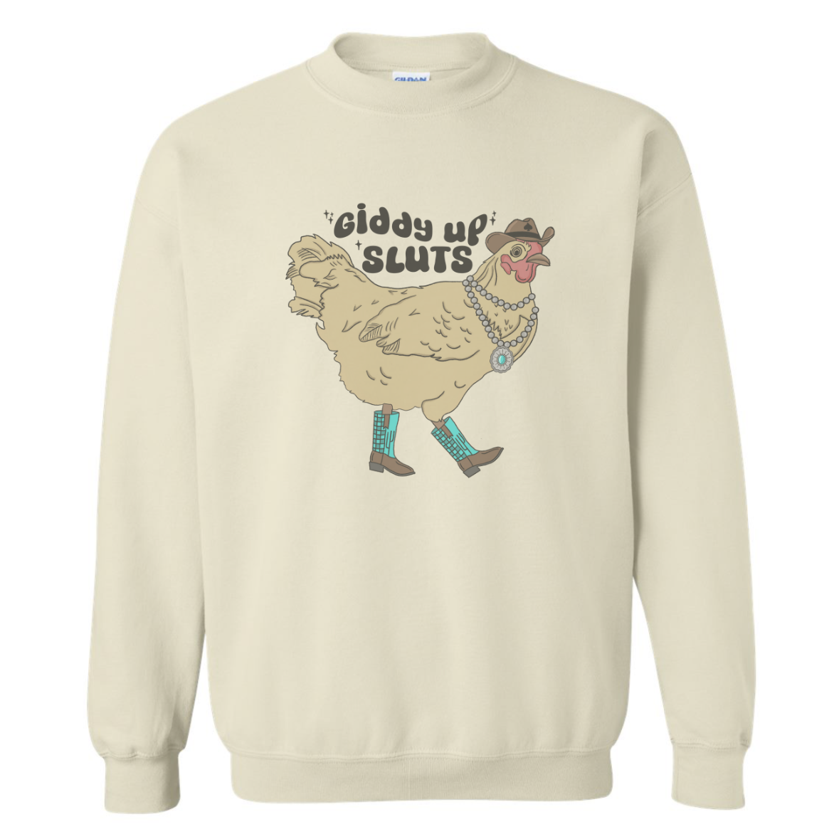 GIDDY UP SWEATSHIRT (READ DESCRIPTION)