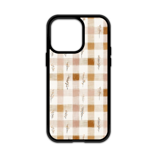 AUTUMN GINGHAM IPHONE CASE