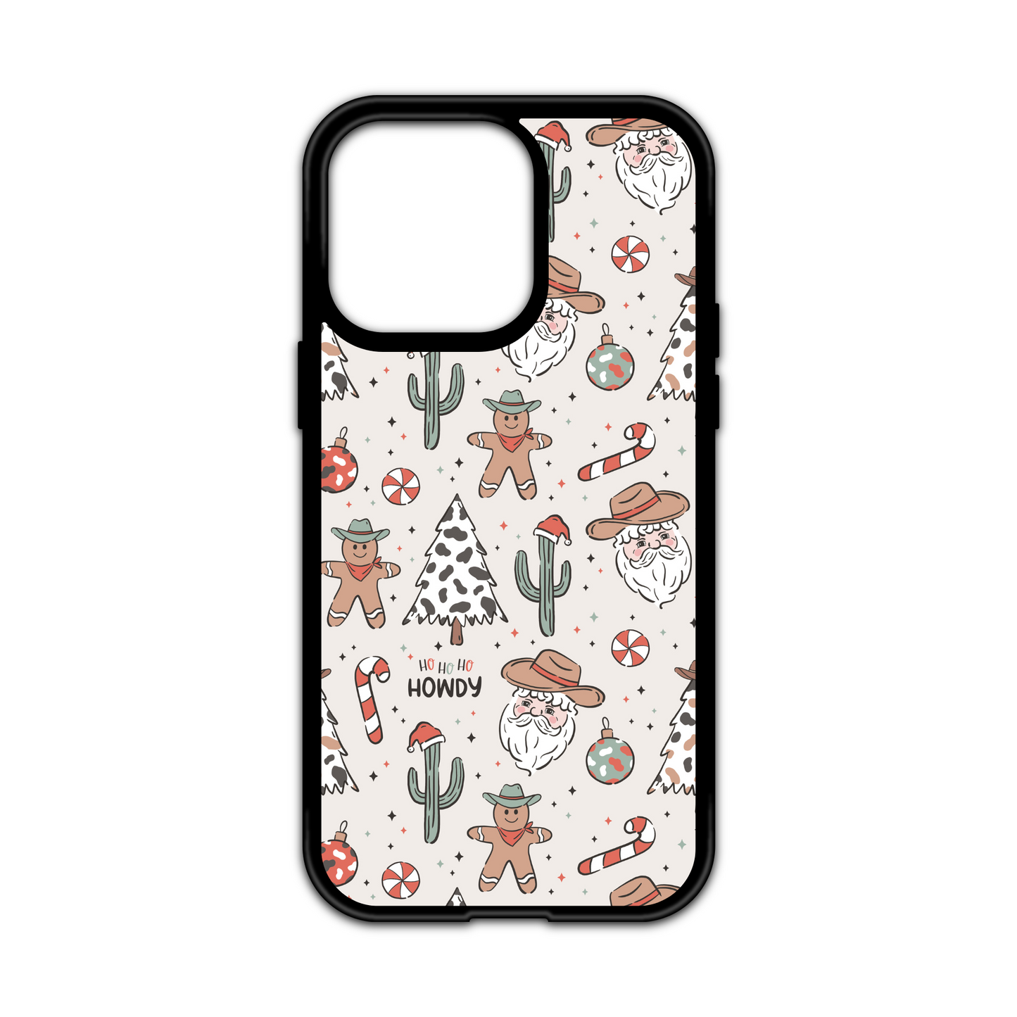 WESTERN CHRISTMAS VIBES IPHONE CASE