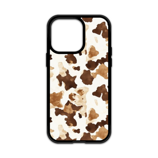WATER COLOR COW PRINT IPHONE CASE