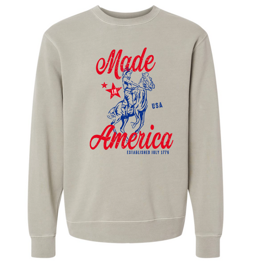 MADE IN AMERICA COWBOY SWEATSHIRT